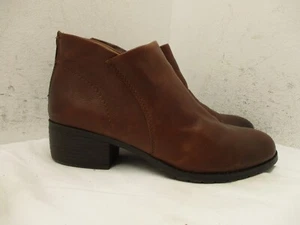 Botines MONTANA de cuero marrón con cremallera para mujer talla 10 M estilo 4203800 - Imagen 1 de 10