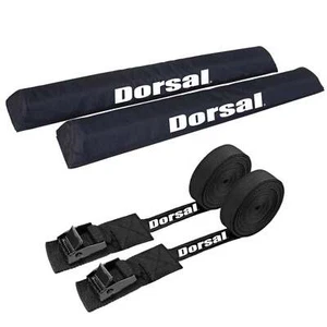 DORSAL Aero Roof Rack Pads with 15 ft Surf Straps for Car Surfboard Kayak SUP - Picture 1 of 1
