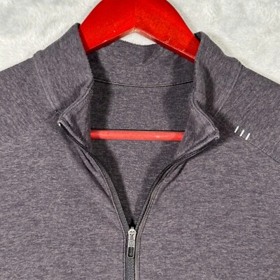Lululemon 1/2 Zip Mens L Gray Sweater Pullover Surge Warm Half Zip - Image 1 of 4