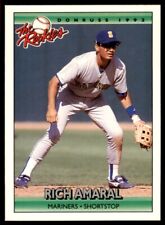1992 Donruss The Rookies Rich Amaral Rookie .  Seattle Mariners #3