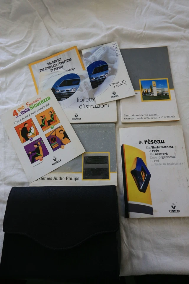 SET LIBRETTO USO E MAUTENZIONE RENAULT MEGANE SCENIC 1999 ITALIANO - Immagine 1 di 4