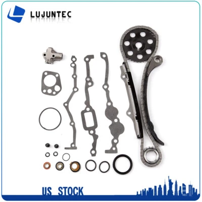 Kit de cadena de distribución 1990-1993 para motor Nissan D21 base 2 puertas 2,4 L SOHC KA24E Foto 1 de 4