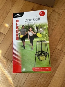 CRANE SPORTS 4 PLAYER DISC GOLF SET IN BOX ,4 DISCS & DISC STAND Open Box - Picture 1 of 1