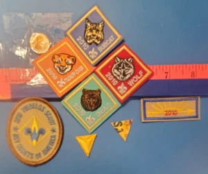 BSA 2010 lot of 8 Centennial Cub Scout Rank Badges, Only made one year. - Picture 1 of 1