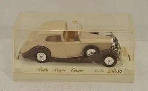 1939 Cream Rolls Royce Coupe 4071 Golden Age d'or Solido 1:43 Diecast Car 4.5" - Picture 1 of 3