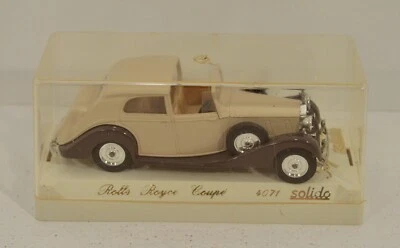 1939 Cream Rolls Royce Coupe 4071 Golden Age d'or Solido 1:43 Diecast Car 4.5" - Image 1 of 3