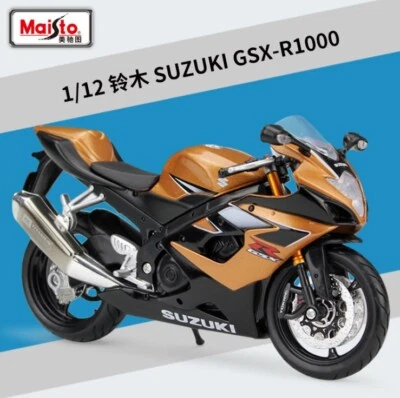 1:12 Maisto Suzuki GSX R1000 Motorcycle Bike Model Boy Toy Gift New in Box - Image 1 of 4