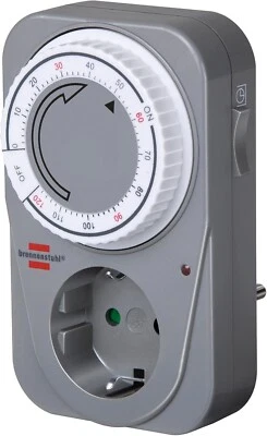 Brennenstuhl Countdown Timer MC 120, mechanische Timer-Steckdose (Timer für Stec - Bild 1 von 2