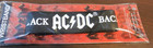 ACDC BACK IN BLACK RUBBER BRACELET