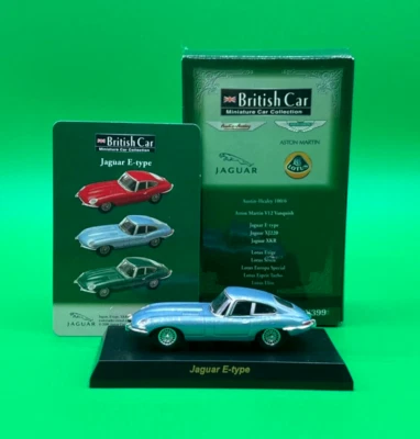 Kyosho 1/64 Jaguar E-type, light blue - Image 1 of 4