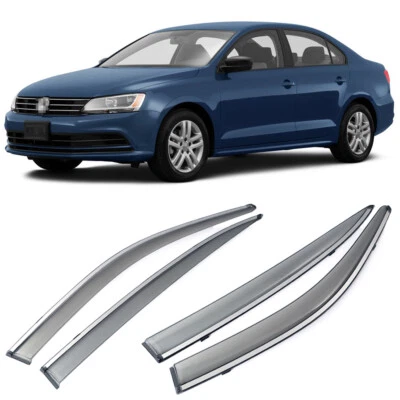 Deflector de pantalla de ventilación para ventana de coche sol/lluvia para Volkswagen Jetta 2011-2018 Foto 1 de 4
