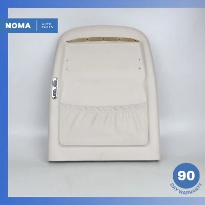 98-03 Jaguar X308 XJ8 Vanden Plas Front Right Seat Backcover Panel Ivory NED OEM - Image 1 of 4