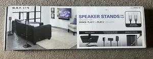 Sanus WSS2-B1 Wireless Speaker Stand Designed for SONOS Play 1 and Play 3 - Picture 1 of 7
