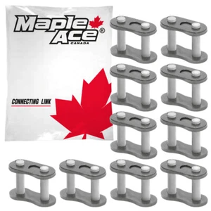 #41 Connecting Master Link for Roller Chain (Qty 10) - Picture 1 of 8