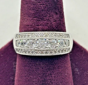 Men's Epiphany Diamonique CZ Ring Size 10.75 - Picture 1 of 7