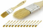 Lot of 12 1" Chip Brush Brushes Perfect for Adhesives Paint Touchups Quality New