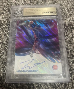 2021-22 Panini NBA Player of the Day JERAMI GRANT Auto 9/25 JERSEY # 1/1 PISTONS - Picture 1 of 2