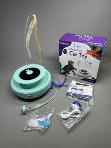 Automatic Smart Interactive Cat Toy for Indoor Play Moving Feather and Butterfly - Picture 1 of 13