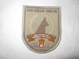 SPAIN/BASE AEREA DE TURREJON FOREIGN K9 POLICE PATCH ( READ DESCRIPTION ) - Picture 1 of 1