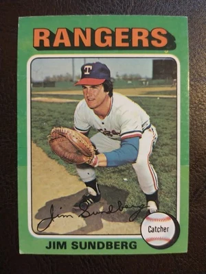 Topps Mini #567 1975 Jim Sundberg FR+ Foto 1 de 2