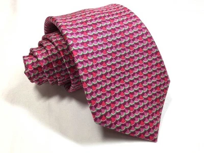 Juego de corbata BVLGARI para hombre estilo Pieghe seda rosa Italia Foto 1 de 4