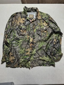 Ol Tom Turkey Tactical Hunting Camo Shirt Small Hole Mossy Oak Large  - Picture 1 of 6