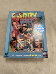 Garnitur rekreacyjny Larry Shape Up lub Ship Out MS-Dos Pc Vintage Gra Dyskietki Duże pudełko - Zdjęcie 1 z 10