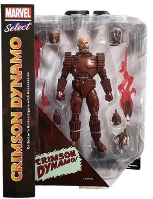 Figure Action Iron Man CRIMSON DYNAMO MARVEL Comics Diamond Select Toys - Photo 1/3