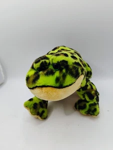 WEBKINZ Bullfrog LIL' KINZ Plush Stuffed Animal Toy GANZ HS114 Green Black  - Picture 1 of 5