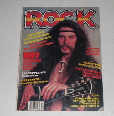 ROCK - July 1978 ~ (1 Magazine) VG+ ~ Ted Nugent, Kiss, Led Zeppelin, Aerosmith - Image 1 of 2