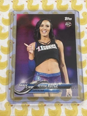 PEYTON ROYCE #158 2018 TOPPS WWE THEN NOW FOREVER WRESTLING NXT ROOKIE RC CARD - Image 1 of 2