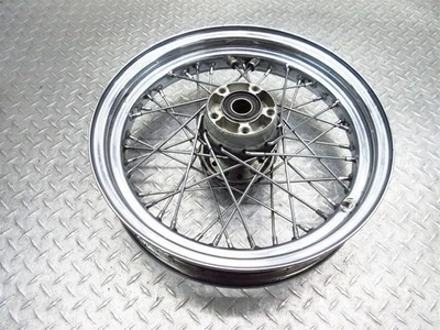 2007 Harley Sportster 883 XL883 R Rear Wheel Rim 16x3 Wobble Needs Trued Video - Image 1 of 4