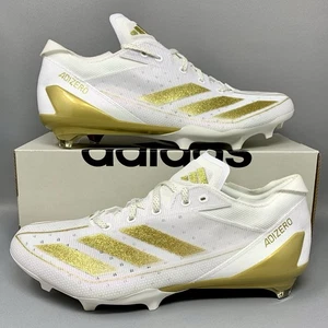 Adidas Adizero Electric Football Cleats White Gold Men’s 12 IE4381 - Picture 1 of 11