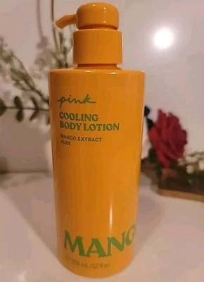 Victoria's Secret/Pink MANGO COOLING BODY LOTION Mango Extract  & ALOE 12 oz NEW - Image 1 of 3