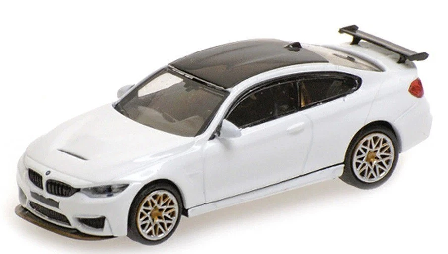 MINICHAMPS, BMW M4 GTS 2016 Bianco con cerchi arancioni, 1/87,  MNC870027105 - Immagine 1 di 1