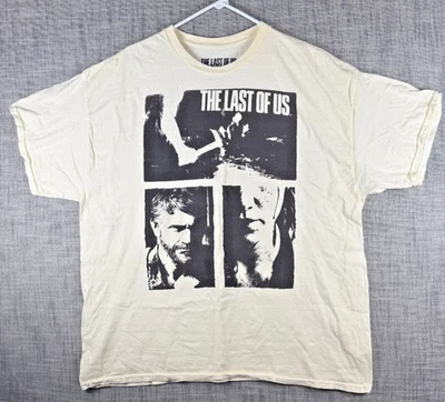 Size XL - Spencers Ripple Junction The Last Of Us Graphic T-Shirt Cream - Image 1 of 4