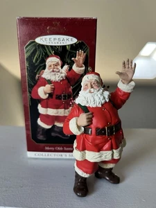 Vtg 1999 Hallmark Merry Olde Santa Keepsake Christmas Ornament 10th In Series - Picture 1 of 14