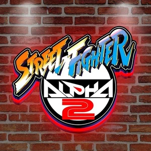Street Fighter Alpha 2 3D gedruckte LED Lightbox für Spiel Wohndeko - Bild 1 von 7