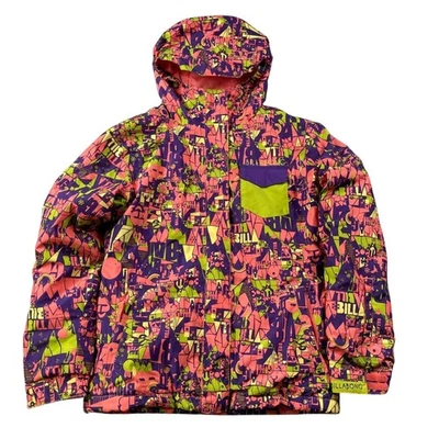 Billabong Ski Jacket Girls XL 14 yrs Pink Purple 8K Insulated Snowboard Ladybug - Image 1 of 4