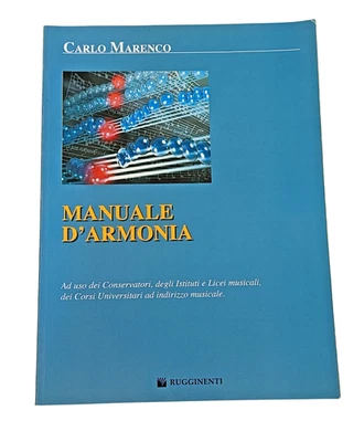 Manuale D' Armonia Carlo Marenco ad Uso Conservatori e Liceo Musicale Usato - Immagine 1 di 4
