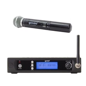 Gemini Sound UHF-6100M Equipo Profesional Sistema de PA Inalámbrico Micrófonos de Karaoke en Vivo - Imagen 1 de 7