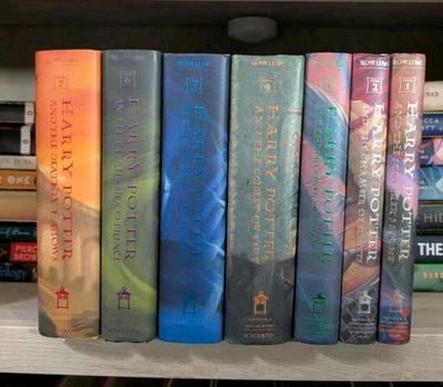 Harry Potter Books 1st American Edition, Complete Hardback Set 1-7, Mistakes  - Image 1 of 4