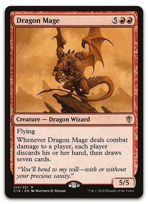 Dragon Mage #124 (LP) Commander 2016 C16 Magic MTG - Image 1 of 2
