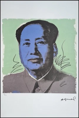 ANDY WARHOL * Mao Zedong * 57 x 38 cm * signed lithograph * limited # 95/100 - Bild 1 von 4