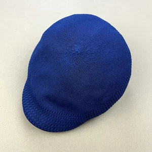 Vintage Kangol Flat Hat Cap Youth Small Blue Tropic Ventair Newsboy Hip Hop y2k - Picture 1 of 8