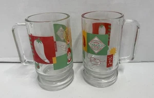 Tabasco Marke Pfeffersauce McIlhenny Co. Glas Becher 16 Unzen 2er Set - Bild 1 von 3