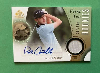 PATRICK CANTLAY ~ 2014 SP GAME USED GOLF ~ FIRST TEE ROOKIES #36 ~ AUTO ~297/399 - Image 1 of 4