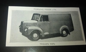 1953 TROJAN 15/20 cwt Diesel Van  Orig Cereal Trading Card - Picture 1 of 2