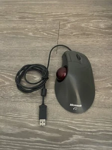 Microsoft Trackball Optical Mouse 1.0 PS2/USB Compatible Vintage Includes Ball - Picture 1 of 2