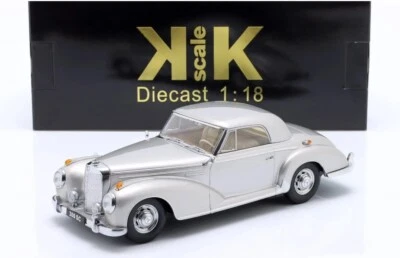 MERCEDES-BENZ 300 SC Coupe W188 1955 Silver 1:18 KK Scale NIB - Image 1 of 4